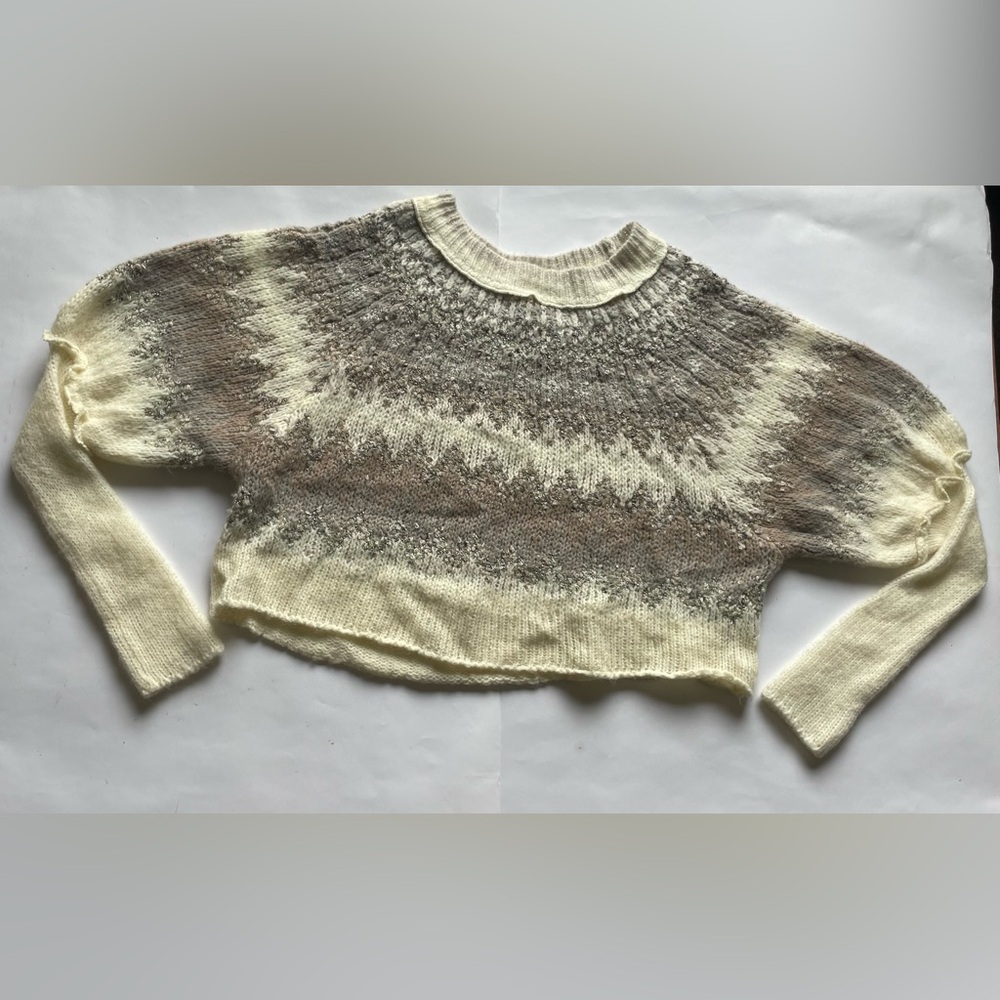Free People Home For The Holidays Balloon-Sleeve Sweater - Picture 5 of 8
